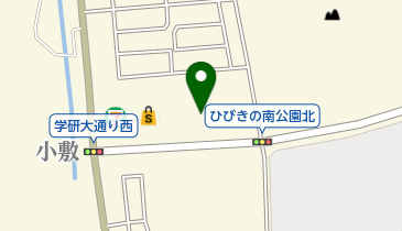 アルゾひびきの店の地図画像