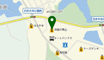 ロピア福岡白水店の地図画像