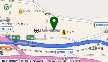 ロピア八幡東ナフコ店の地図画像