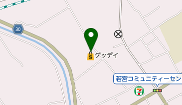 ホームセンターグッデイ若宮店の地図画像