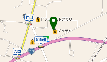 ホームセンターグッデイ瀬高店の地図画像