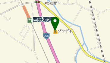 ホームセンターグッデイ倉永店の地図画像