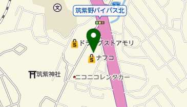 ホームプラザナフコ筑紫店の地図画像