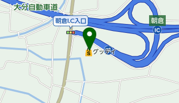 ホームセンターグッデイ朝倉店の地図画像