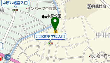 ホームプラザナフコ中井店の地図画像