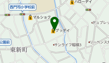 ホームセンターグッデイ門司店の地図画像