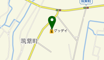 ホームセンターグッデイ柳川店の地図画像