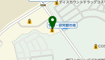 ホームプラザナフコ学研都市ひびきの店の地図画像