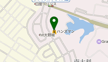 ハンズマン大野城店の地図画像