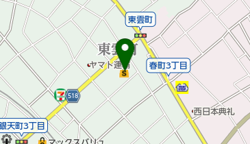 ホームプラザナフコ南福岡店の地図画像