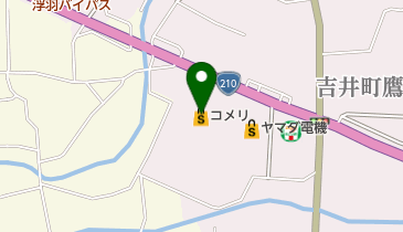 コメリパワーうきは店の地図画像