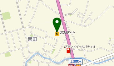 DCM上津店の地図画像