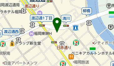 大賀薬局渡辺通り1丁目店の地図画像