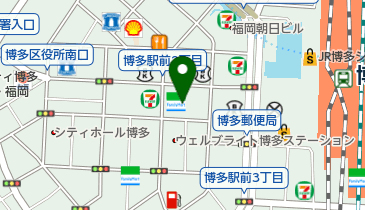 大賀薬局博多口店の地図画像