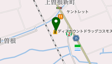 ディスカウントドラッグコスモス上曽根店の地図画像