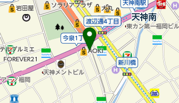 薬局白十字福岡駅南口店の地図画像