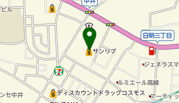 サンキュードラッグ朝日ヶ丘店の地図画像