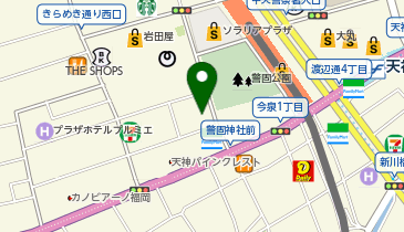 ビックドラッグ天神2号館の地図画像