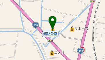 ディスカウントドラッグコスモスみやま高田店の地図画像