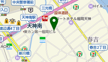 ドラッグ新生堂天神南店の地図画像