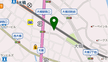 ドラッグ新生堂大橋店の地図画像