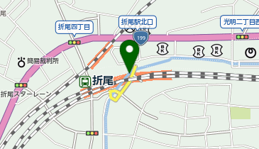 マツモトキヨシえきマチ1丁目折尾駅店の地図画像