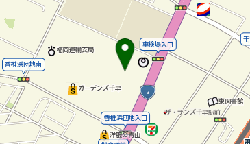 マツモトキヨシガーデンズ千早東店の地図画像