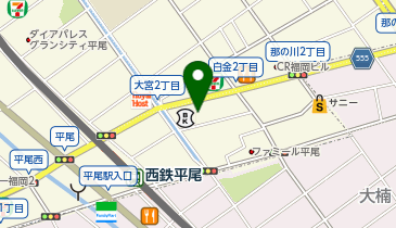 ココカラファイン那の川店の地図画像