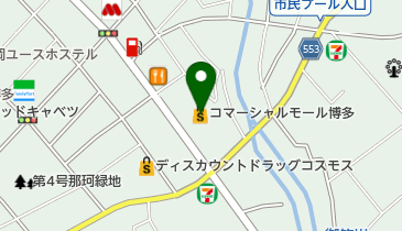 コマーシャルモール博多の地図画像