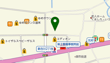 ジーユー久留米合川店の地図画像