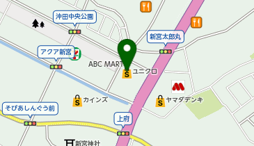 ユニクロ福岡新宮店の地図画像