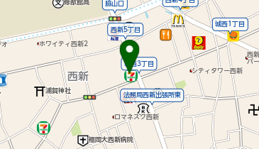 SUIT SELECT FUKUOKA NISHIJINの地図画像