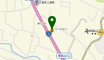 ワークマンプラス久留米上津店の地図画像