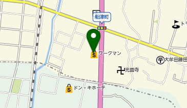 ワークマンプラス大牟田船津店の地図画像