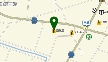 西松屋久留米みづま店の地図画像