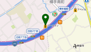 ワークマンプラス福岡南横手店の地図画像