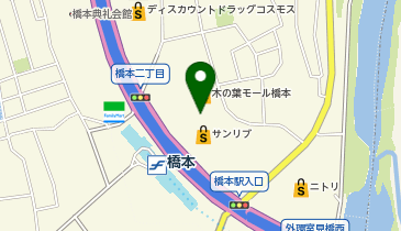 ジーユー木の葉モール橋本店の地図画像