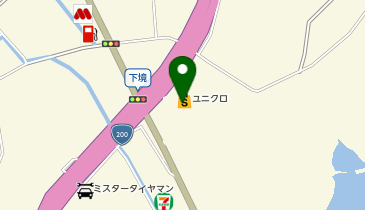 ジーユー直方店の地図画像