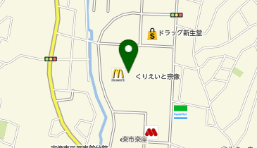 ジーンズメイトサンリブくりえいと宗像店の地図画像
