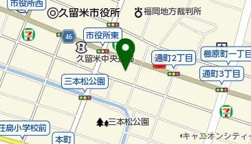 フタタ久留米本店の地図画像
