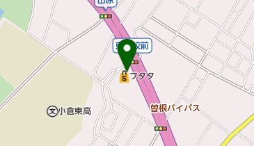 フタタ曽根バイパス店の地図画像