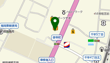 ポイント香椎店の地図画像