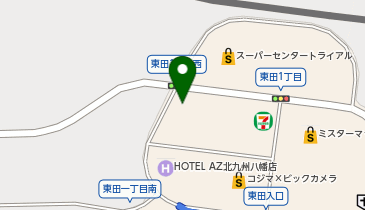 ポイント八幡本店の地図画像