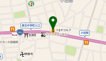 つるやゴルフ福岡西店の地図画像