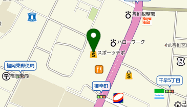 スポーツデポ福岡香椎店の地図画像