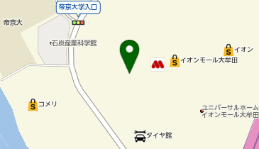 メガスポーツ大牟田店の地図画像