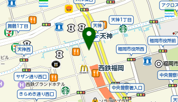 ムラサキスポーツ福岡パルコ店の地図画像