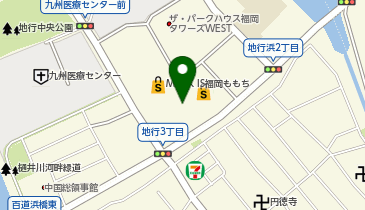 コジマ&times;ビックカメラマークイズ福岡ももち店の地図画像