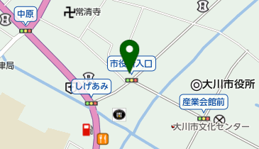 シャルドネ大川店の地図画像