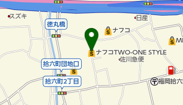 ナフコツーワンスタイル西福岡店の地図画像